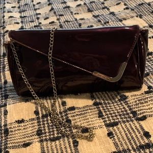 💜 Nine West Clutch Purse - Deep Plum
